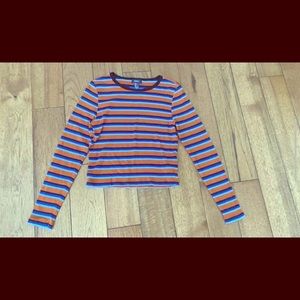 Forever 21 long sleeve striped top